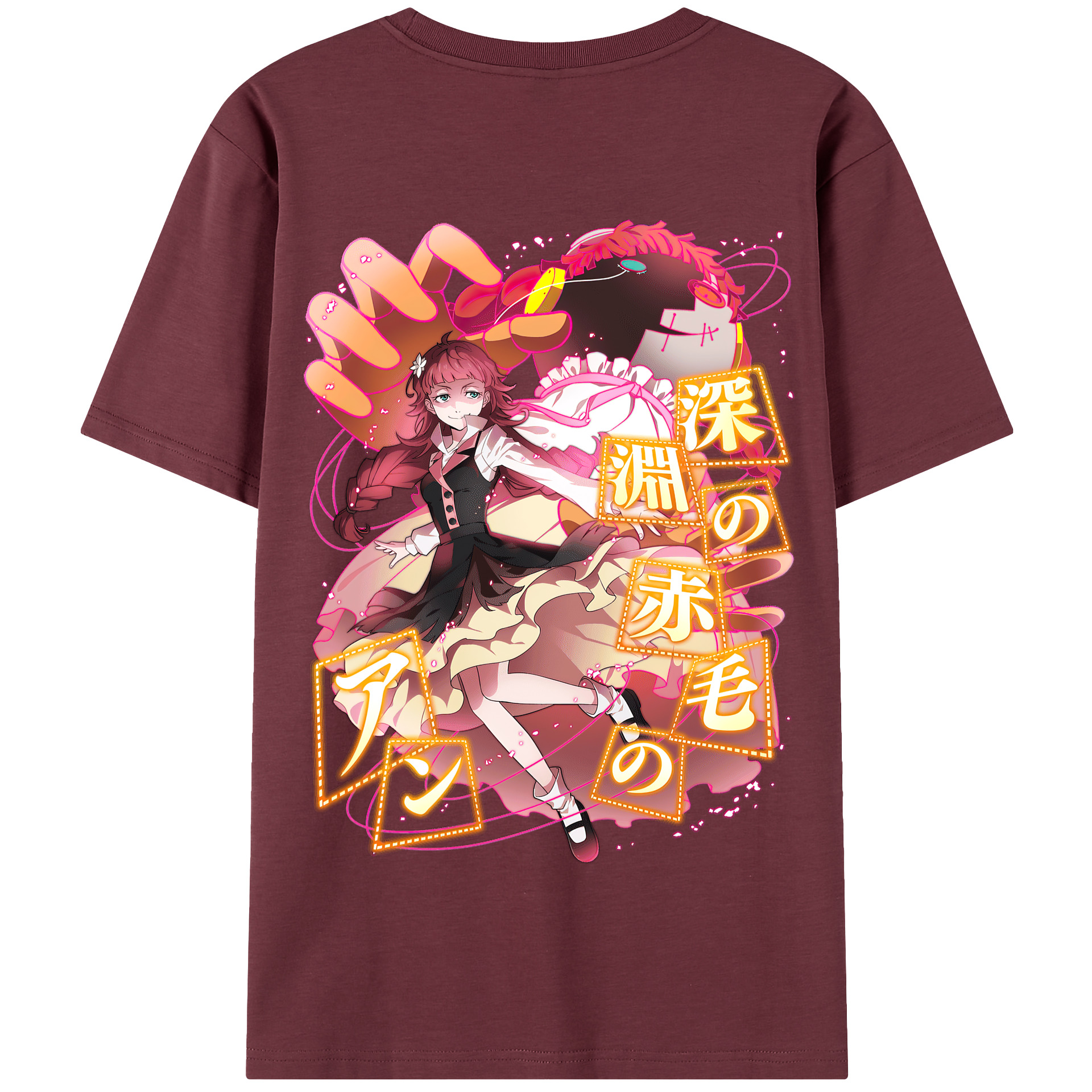（画像用） 文豪ストレイドッグス Bungo Stray Dogs 綿100％半袖Tシャツ（背面プリント）